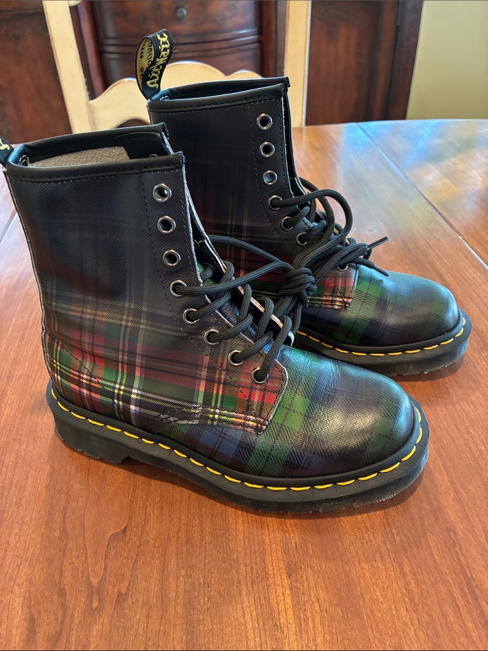 Dr. Martens 1460 Tartan Boots